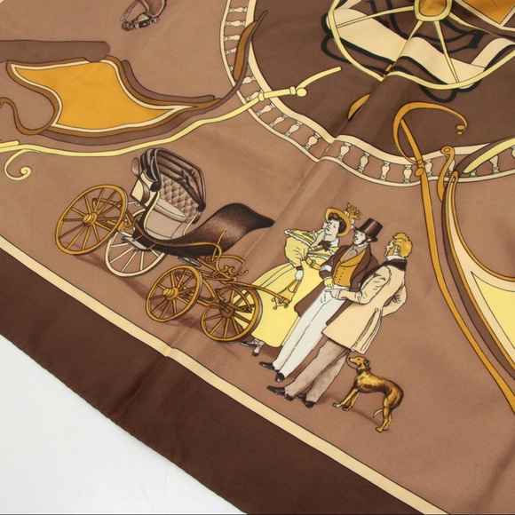 Hermès Paris "Carrossier" Silk Scarf
Designed by Philippe Ledoux - Picture 8 of 11